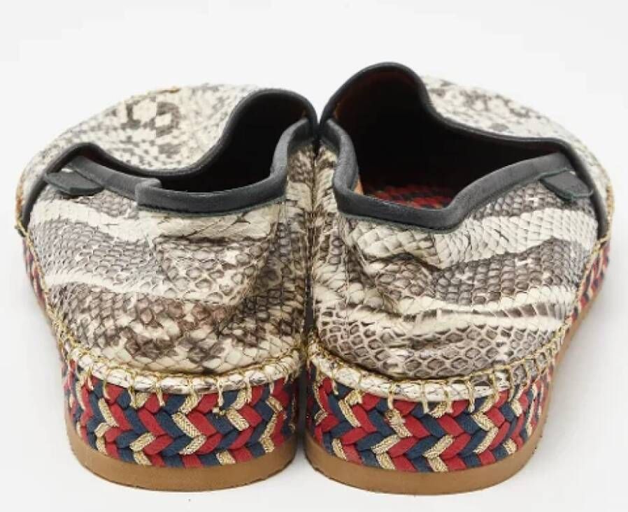 Gucci Vintage Pre-owned Leather flats Beige Dames