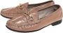 Gucci Vintage Pre-owned Leather flats Beige Dames - Thumbnail 3