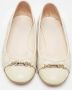 Gucci Vintage Pre-owned Leather flats Beige Dames - Thumbnail 3