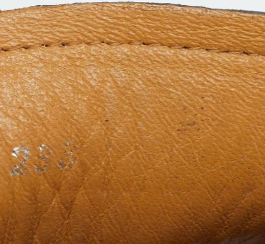 Gucci Vintage Pre-owned Leather flats Black Dames