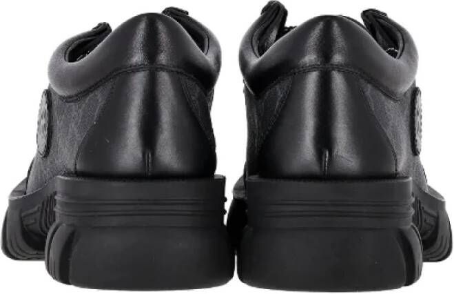 Gucci Vintage Pre-owned Leather flats Black Dames