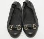 Gucci Vintage Pre-owned Leather flats Black Dames - Thumbnail 3