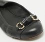 Gucci Vintage Pre-owned Leather flats Black Dames - Thumbnail 7