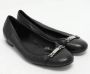 Gucci Vintage Pre-owned Leather flats Black Dames - Thumbnail 4