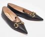 Gucci Vintage Pre-owned Leather flats Black Dames - Thumbnail 4