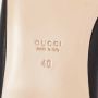 Gucci Vintage Pre-owned Leather flats Black Dames - Thumbnail 8