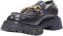 Gucci Vintage Pre-owned Leather flats Black Dames - Thumbnail 3