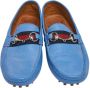Gucci Vintage Pre-owned Leather flats Blue Dames - Thumbnail 2