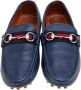 Gucci Vintage Pre-owned Leather flats Blue Dames - Thumbnail 2