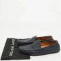 Gucci Vintage Pre-owned Leather flats Blue Dames - Thumbnail 9