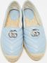 Gucci Vintage Pre-owned Leather flats Blue Dames - Thumbnail 3