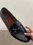 Gucci Vintage Pre-owned Leather flats Blue Dames - Thumbnail 3