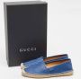 Gucci Vintage Pre-owned Leather flats Blue Dames - Thumbnail 9