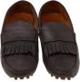 Gucci Vintage Pre-owned Leather flats Brown Dames - Thumbnail 2