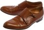 Gucci Vintage Pre-owned Leather flats Brown Dames - Thumbnail 3