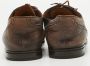 Gucci Vintage Pre-owned Leather flats Brown Dames - Thumbnail 5