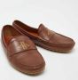 Gucci Vintage Pre-owned Leather flats Brown Dames - Thumbnail 4