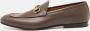 Gucci Vintage Pre-owned Leather flats Brown Heren - Thumbnail 2