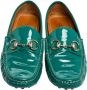 Gucci Vintage Pre-owned Leather flats Green Dames - Thumbnail 2