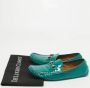Gucci Vintage Pre-owned Leather flats Green Dames - Thumbnail 9