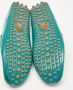 Gucci Vintage Pre-owned Leather flats Green Dames - Thumbnail 6