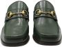 Gucci Vintage Pre-owned Leather flats Green Heren - Thumbnail 2