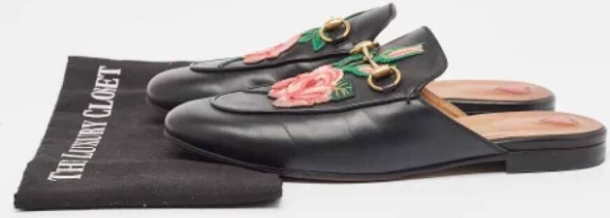 Gucci Vintage Pre-owned Leather flats Multicolor Dames