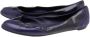 Gucci Vintage Pre-owned Leather flats Purple Dames - Thumbnail 3