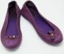 Gucci Vintage Pre-owned Leather flats Purple Dames - Thumbnail 4