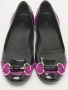 Gucci Vintage Pre-owned Leather flats Purple Dames - Thumbnail 3