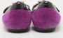 Gucci Vintage Pre-owned Leather flats Purple Dames - Thumbnail 5