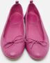 Gucci Vintage Pre-owned Leather flats Purple Dames - Thumbnail 3