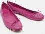 Gucci Vintage Pre-owned Leather flats Purple Dames - Thumbnail 4