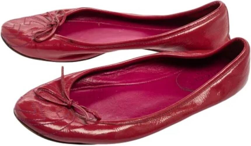 Gucci Vintage Pre-owned Leather flats Purple Dames