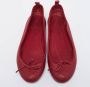 Gucci Vintage Pre-owned Leather flats Red Dames - Thumbnail 3