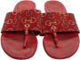Gucci Vintage Pre-owned Leather flats Red Dames - Thumbnail 2