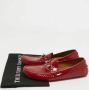 Gucci Vintage Pre-owned Leather flats Red Dames - Thumbnail 9