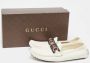 Gucci Vintage Pre-owned Leather flats White Dames - Thumbnail 9