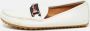 Gucci Vintage Pre-owned Leather flats White Heren - Thumbnail 2