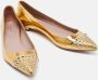 Gucci Vintage Pre-owned Leather flats Yellow Dames - Thumbnail 4