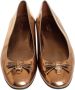 Gucci Vintage Pre-owned Leather flats Yellow Dames - Thumbnail 2