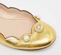 Gucci Vintage Pre-owned Leather flats Yellow Dames - Thumbnail 7