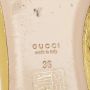 Gucci Vintage Pre-owned Leather flats Yellow Dames - Thumbnail 8