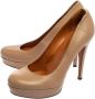 Gucci Vintage Pre-owned Leather heels Beige Dames - Thumbnail 3