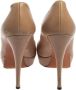 Gucci Vintage Pre-owned Leather heels Beige Dames - Thumbnail 4