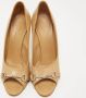 Gucci Vintage Pre-owned Leather heels Beige Dames - Thumbnail 3