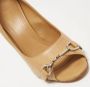 Gucci Vintage Pre-owned Leather heels Beige Dames - Thumbnail 7