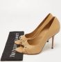 Gucci Vintage Pre-owned Leather heels Beige Dames - Thumbnail 9