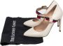 Gucci Vintage Pre-owned Leather heels Beige Dames - Thumbnail 8
