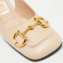 Gucci Vintage Pre-owned Leather heels Beige Dames - Thumbnail 7